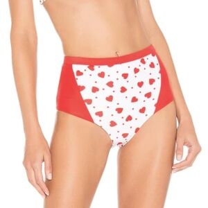 NWT Tularosa x Revolve Heartbreak High Waist Bikini Bottom Sz. M